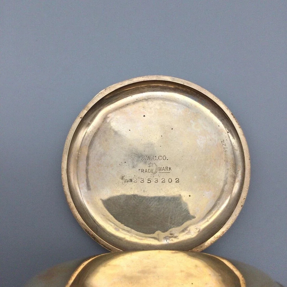 1916 Illinois Grade 403 Pocket Watch Men 46mm Gold Filled 15J Manual Wind Runs
